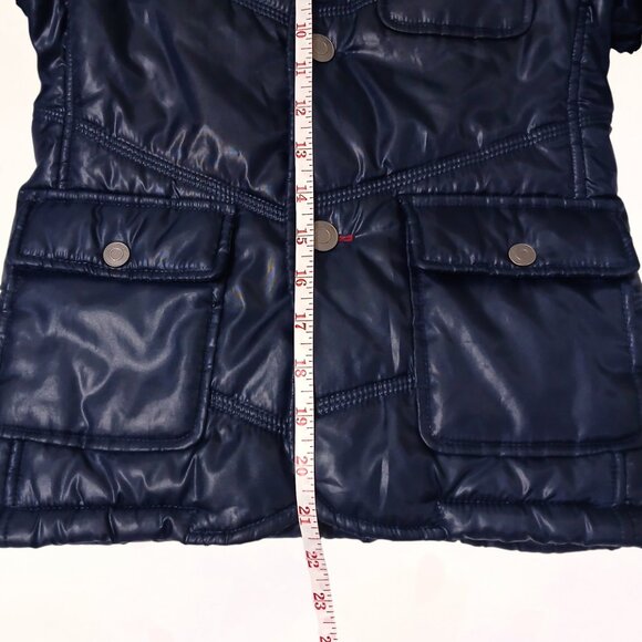 Tommy Hilfiger Big Kids NavyBlue Double Layer Puffer/Quilted Winter Jacket S8/12 - Picture 15 of 16